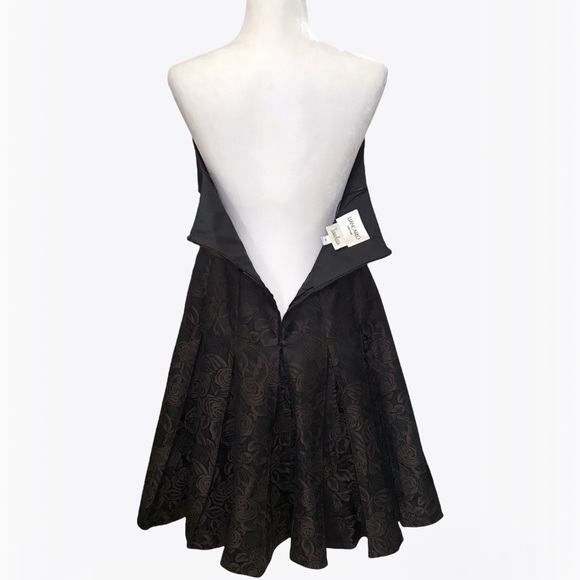 Liancarlo Couture Neiman Marcus 100% Silk Strapless Dress 10/12 - Picture 4 of 17
